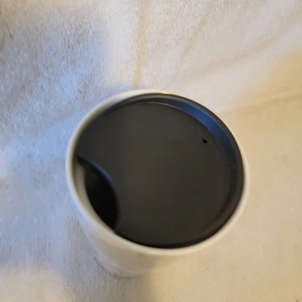Starucks 2019 White/Gold speckies Mermaid‎ 12 fl oz Crematic Travel Coffee Mug
